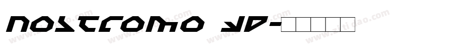 Nostromo 3D字体转换